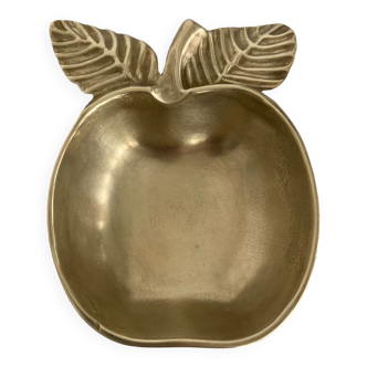 Empty apple gilded brass pocket