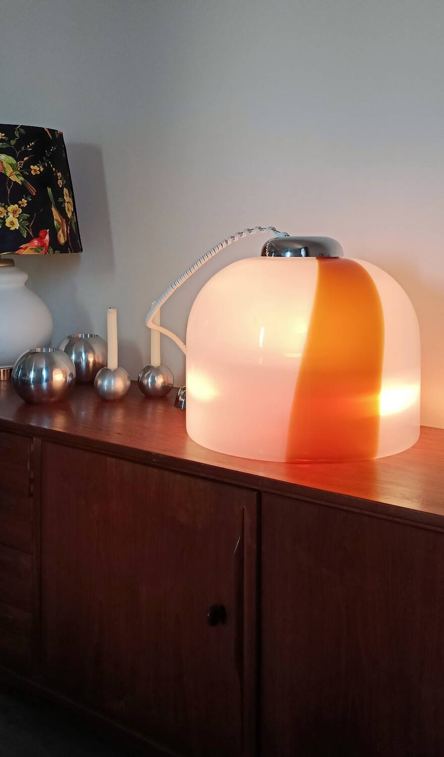 Mazzega XXL Murano glass pendant light