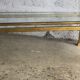 Related table bass dalle of verre and metal gold period 1960 design xx