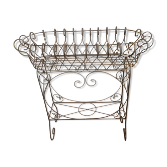 Jardinière en fer forgé années 50