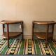 2 vintage bedside tables