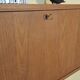 Teak wall secretary RIVAL, Vintage Scandinavian 1960s