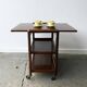 Desserte extensible ou table d'appoint Art Déco vintage des années 1930