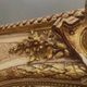 Louis XV style mirror in wood and gilded and patinated stucco 19th century