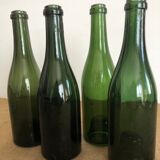 4 fillettes bordelaises bouteilles anciennes