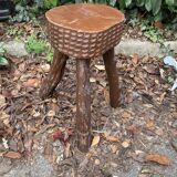 Brutalist tripod stool