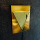 Postmodern Brass Wall Lamp Sconce from Liro, Belgium, 1980s