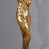 Regulate Lamp, Art Nouveau style, signed C.Rosa – Mid 20th century