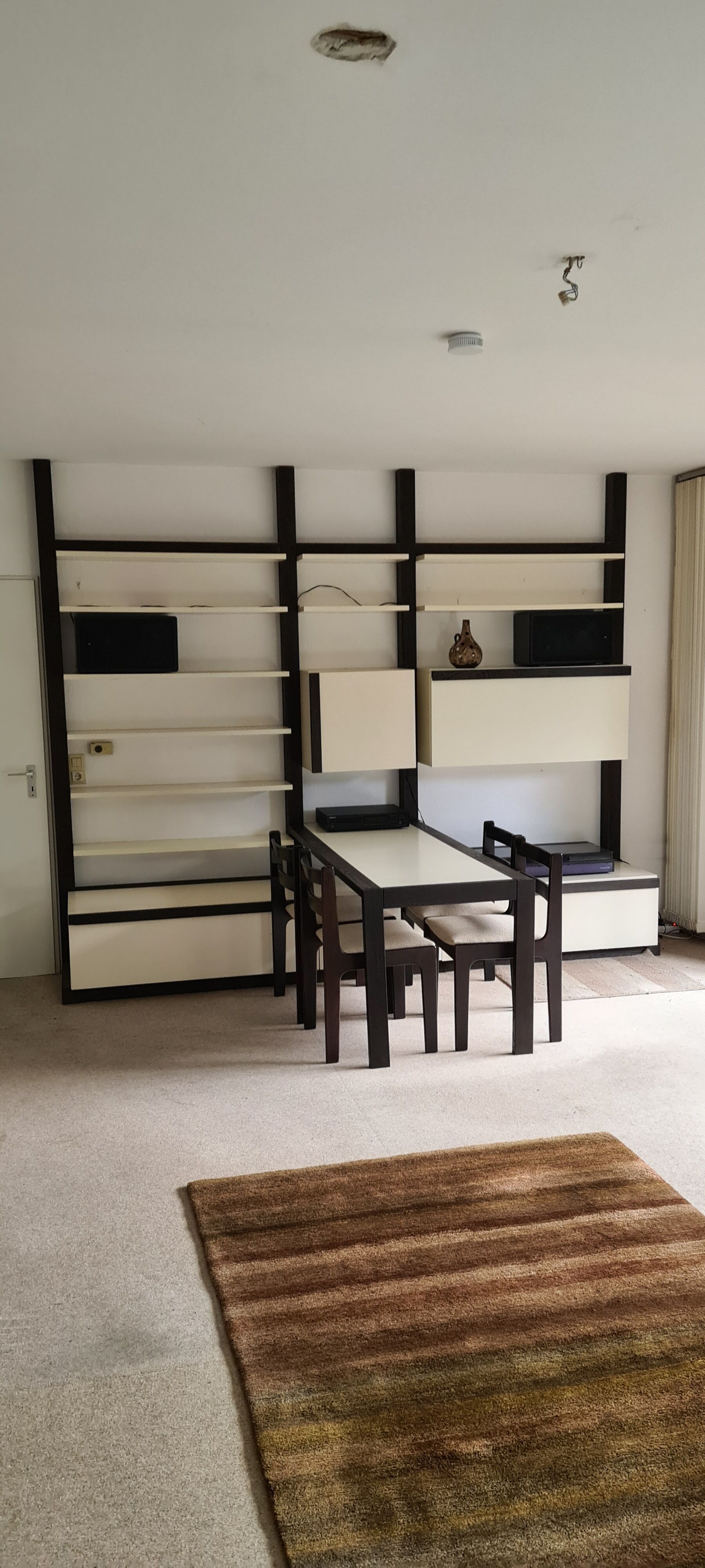 Vintage 70s wall unit and table "Neveada" bj J Penetenrieder