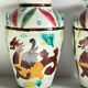 Vases vintage italy motif dragon