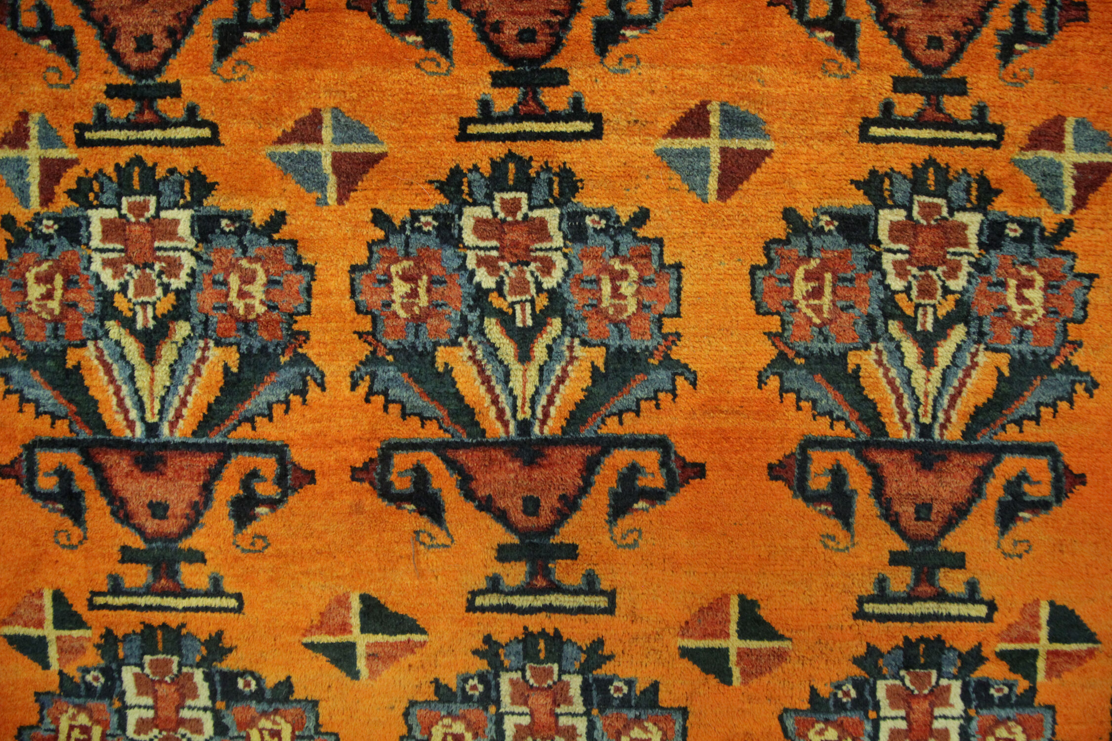 Handmade antique afshar tribe persian rug 114x243cm