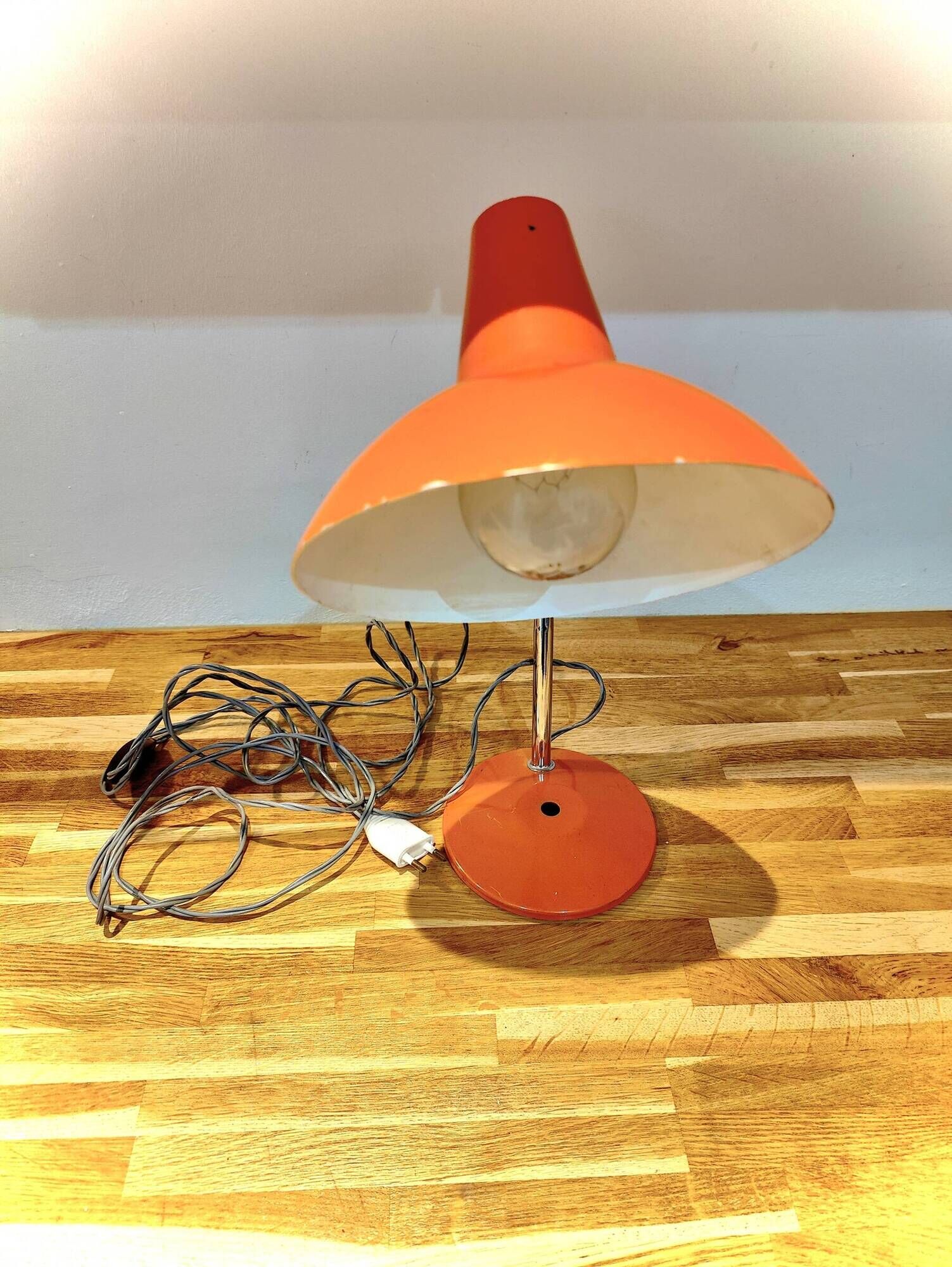 Vintage desk lamp - swan neck