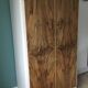 Small art deco cabinet from the 1930s in white burl wood
