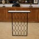 Modernist console in the style of Jean Royère 1960s.