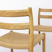 Niels Otto Møller Model 84 Dining Chairs Set of 4, Oak, 1970s Danish