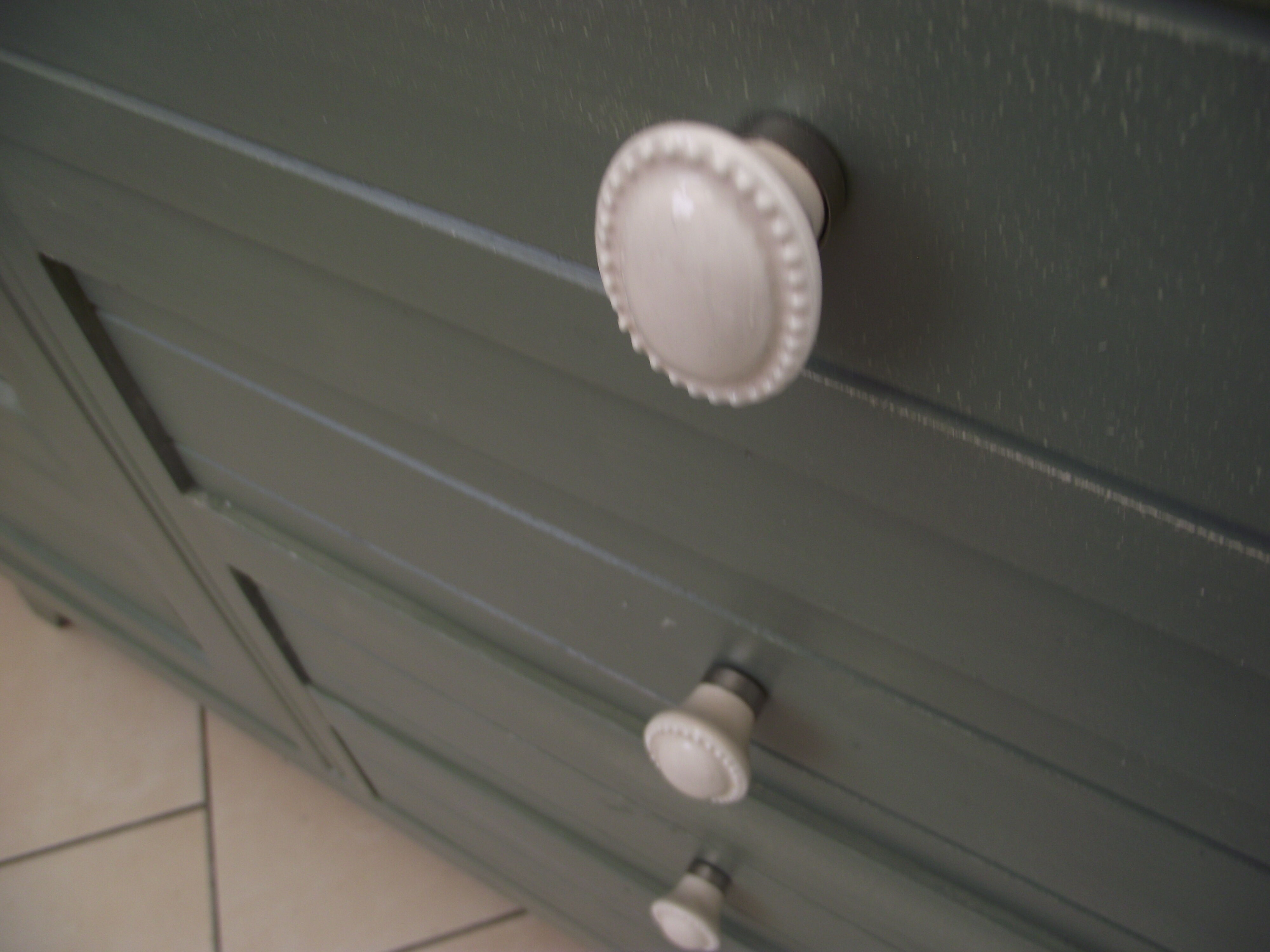 Asymmetrical cabinet from the 50s