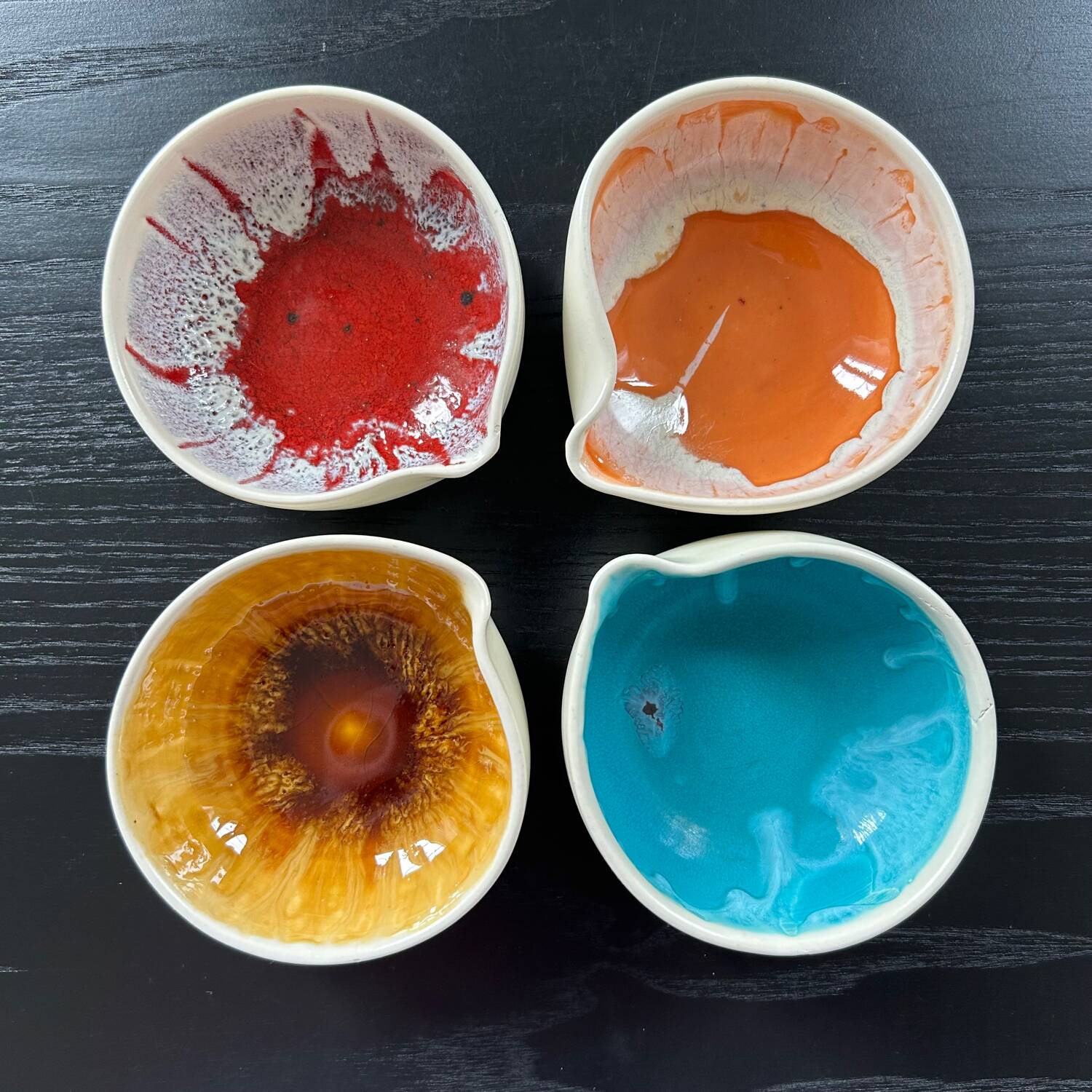 Set of 4 bowls, 1950s