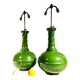 Paire de grande lampe en forme gourde