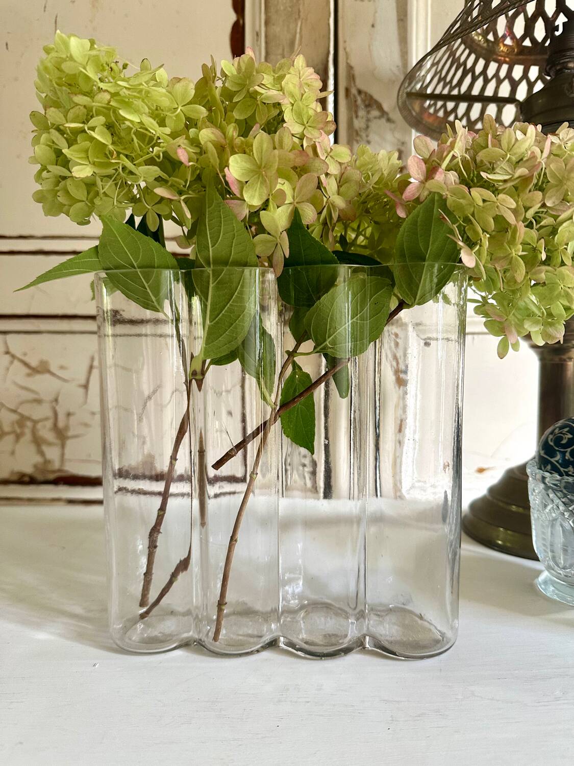 Glass tube vase