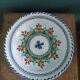 Decorative wall plate signed JCR