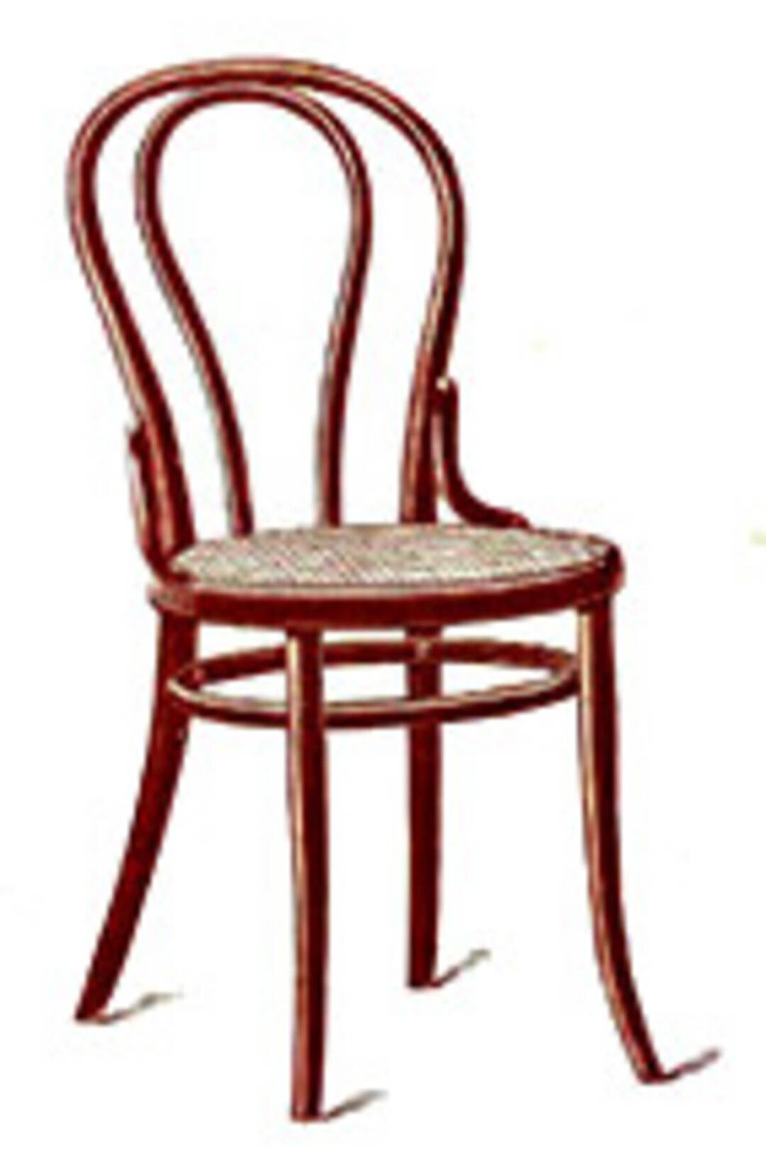 Bsitrot chair in curved wood signed J&J Kohn, Vienna 1930