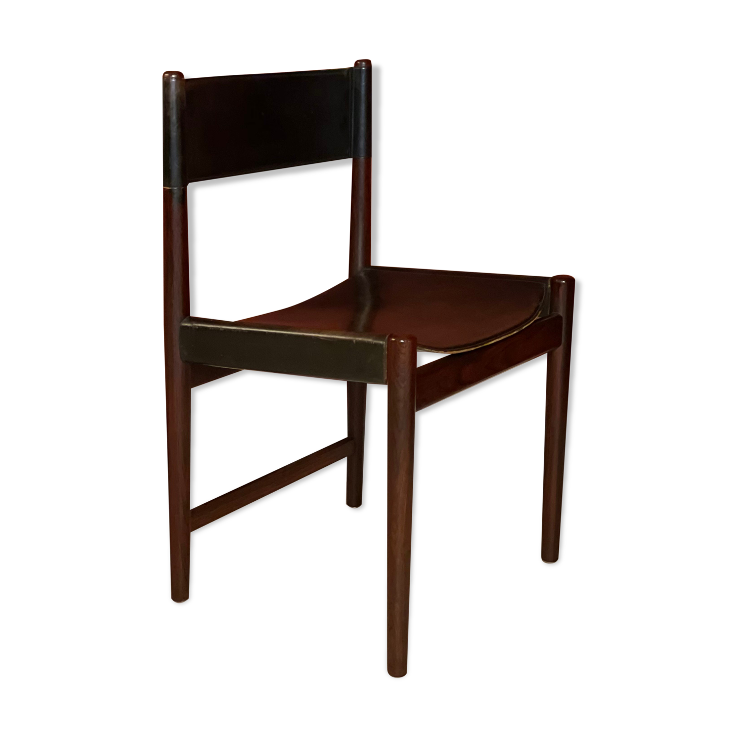 Palisander Leather Chair by Kurt Ostervig  for Sibast