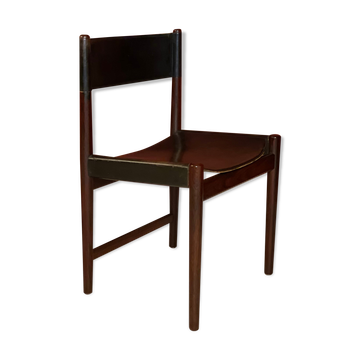 Palisander Leather Chair by Kurt Ostervig  for Sibast