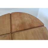 Vintage ash dining table 1980