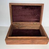 Carved wooden jewelry box