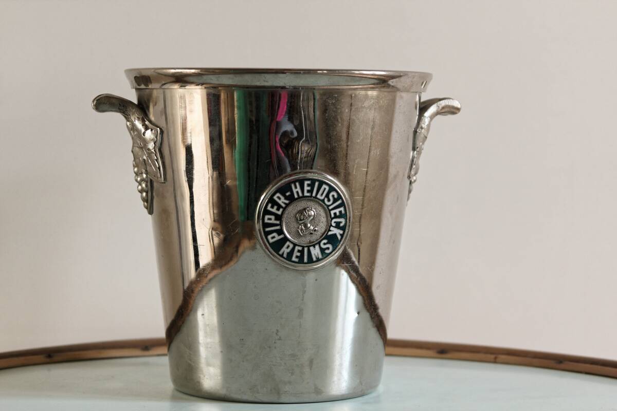 Art deco Champagne bucket, Piper Heidsieck Reims
