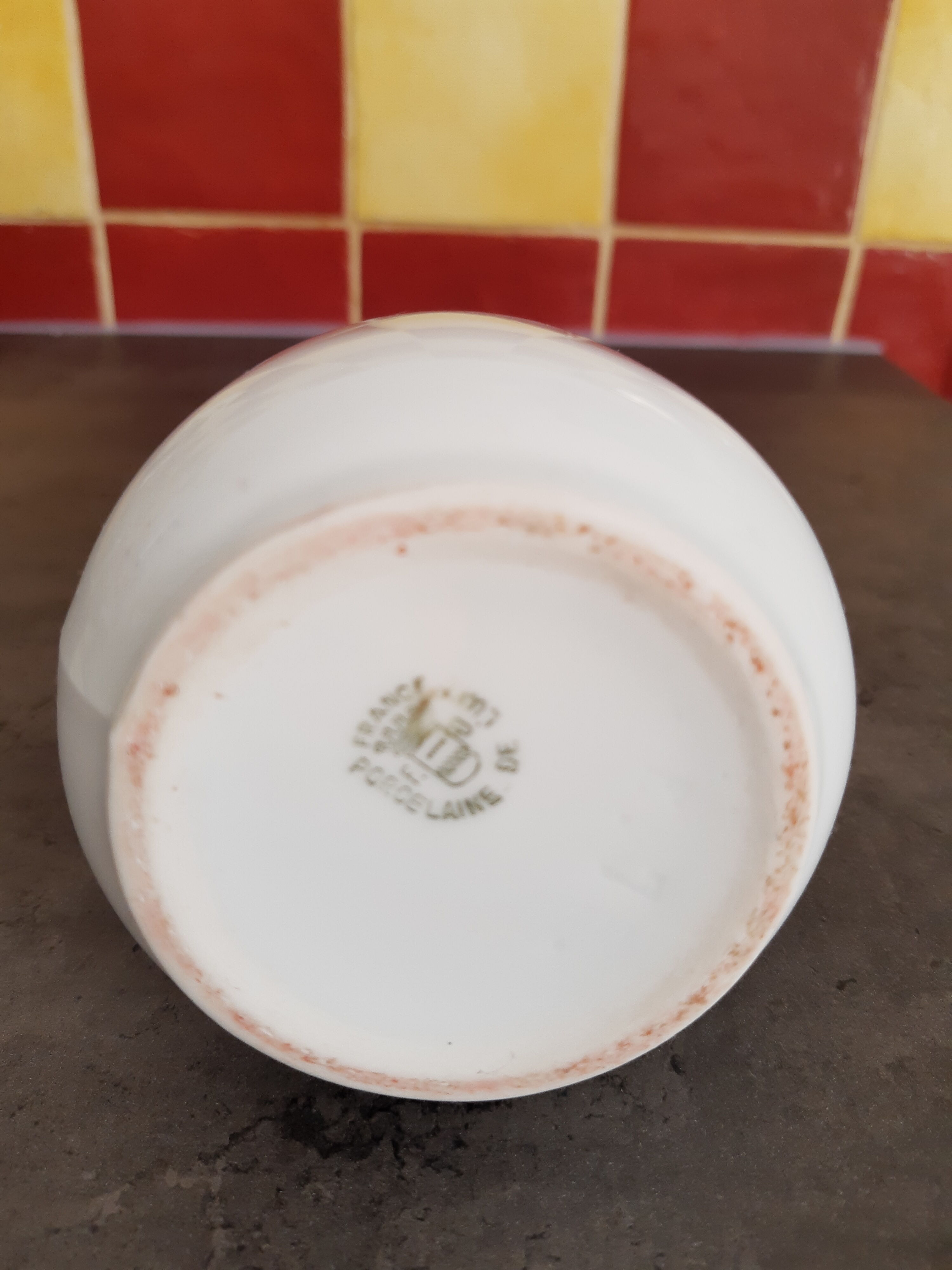 French white porcelain pitcher