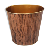 Massilly fake wood lacased paper basket