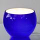 Lampe de table vintage 90's ikea design kvintant verre bleu