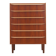 Commode haute en teck danois des années 1960