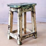 Old Burmese teak workshop stool