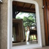 Mirror Louis Philippe white granule