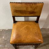 Chaise à dos espagnol d'époque Renaissance XVIe siècle