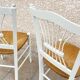 Paire Chaises campagne chic vintage