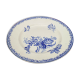 Round dish in Earthenware Sarreguemines model Fontanges