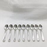 Solid silver moka spoons