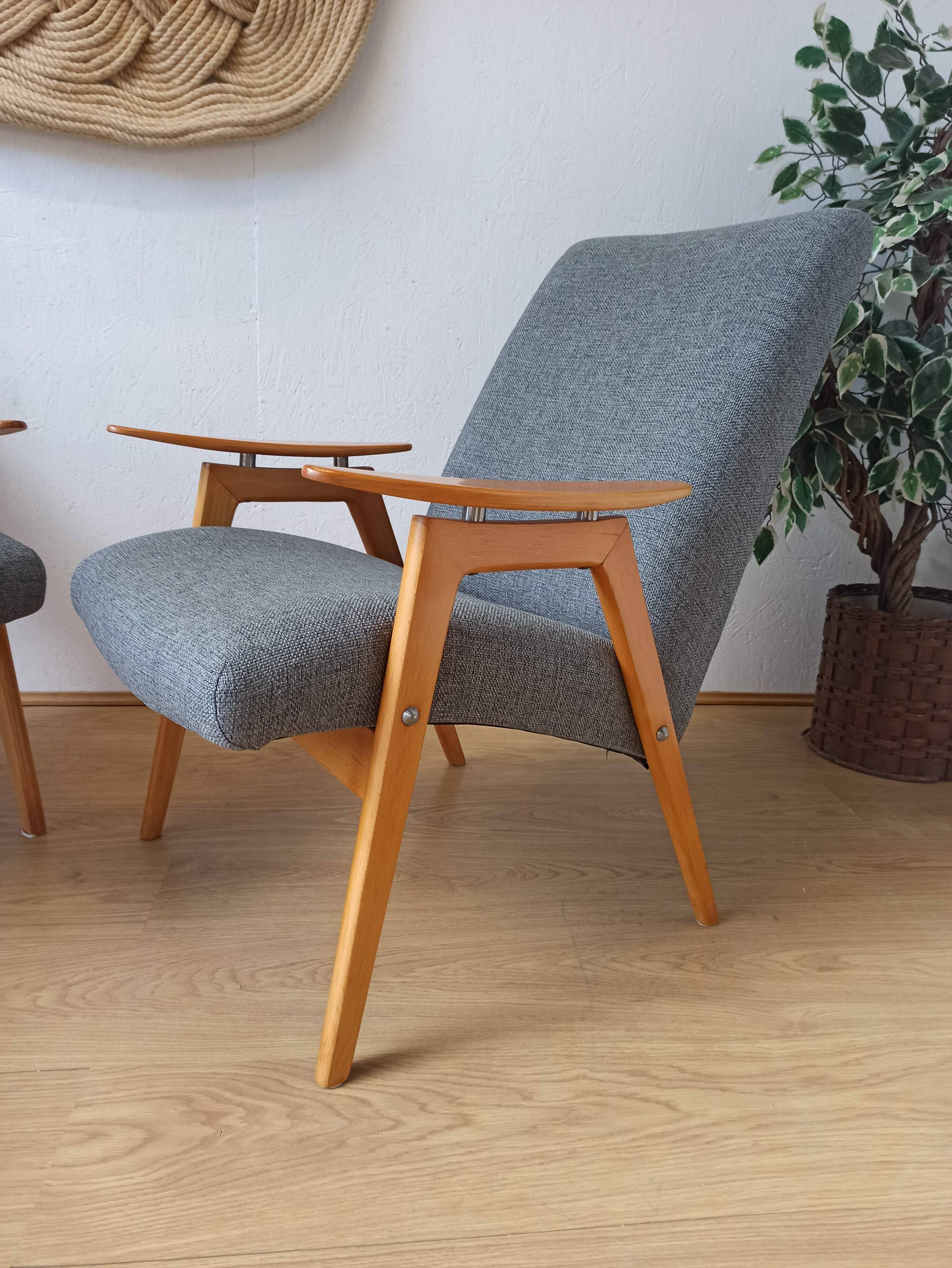 Designer armchair by J. šmidek, 1970s.