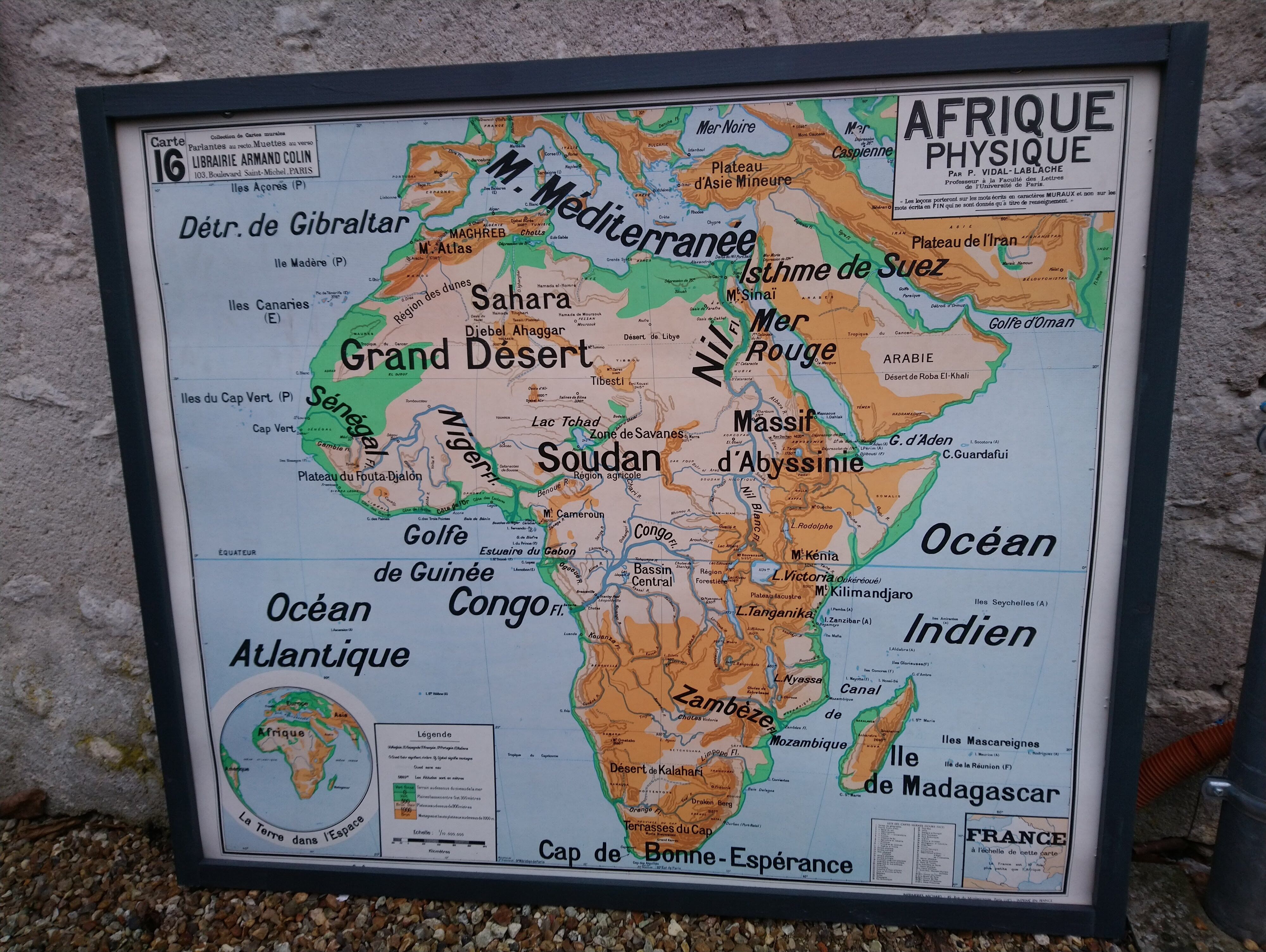 Map Vidal Lablache Africa