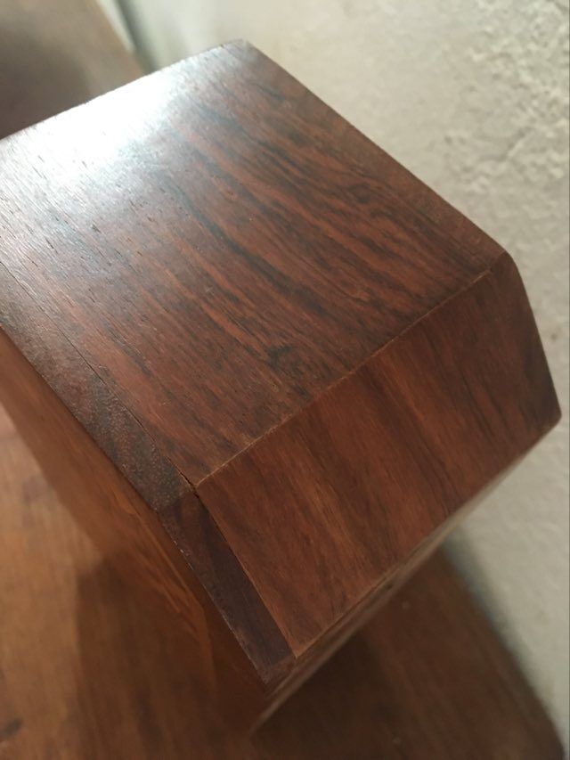 Indian wooden letter holder