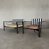 Funky loveseat (newly upholstered)