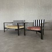 Funky loveseat (newly upholstered)