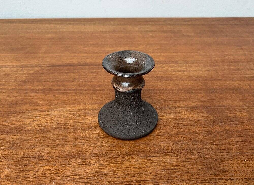 Danish workshop candlestick from the mid-century by Lehmann Pottery, 1960s