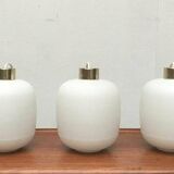 Suspensions à ballon en verre allemand du milieu du siècle, années 1960, lot de 3