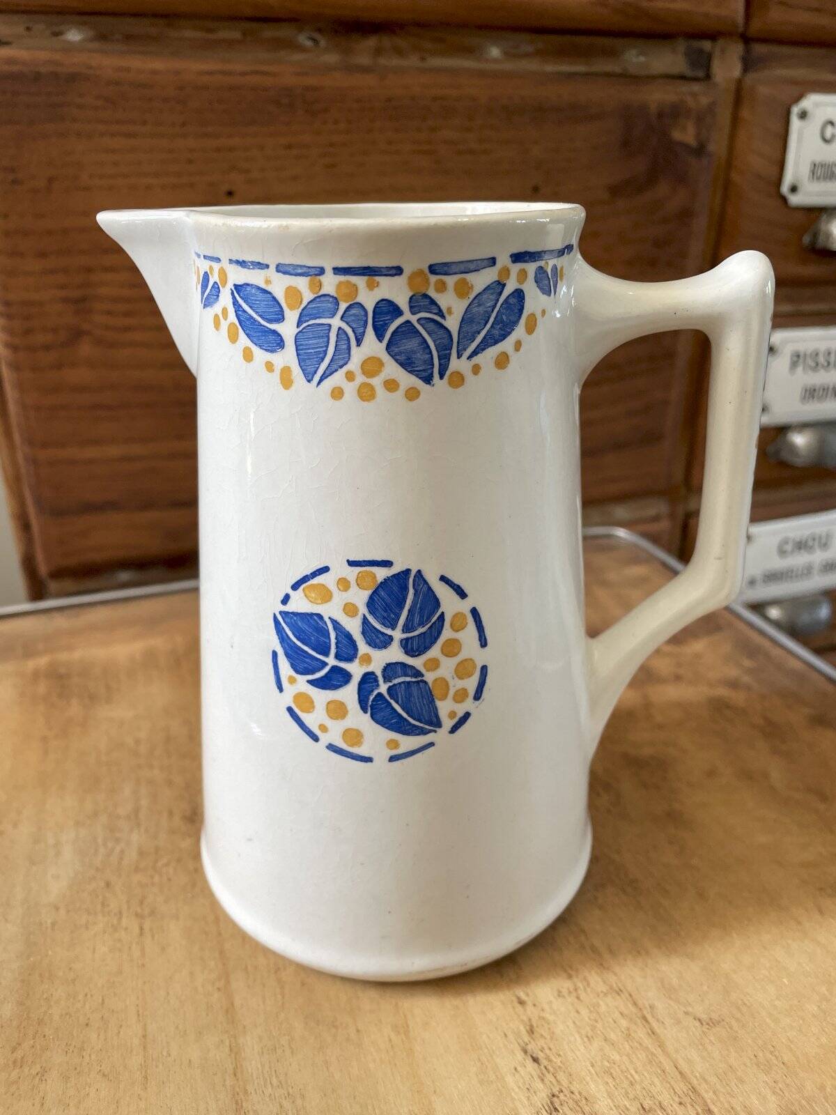 Small HBCM pitcher, Colette model, height 15.5 cm