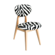 Chaise Zèbre Mid-Century Type 200/128 par J. Kedziorek