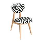 Chaise Zèbre Mid-Century Type 200/128 par J. Kedziorek